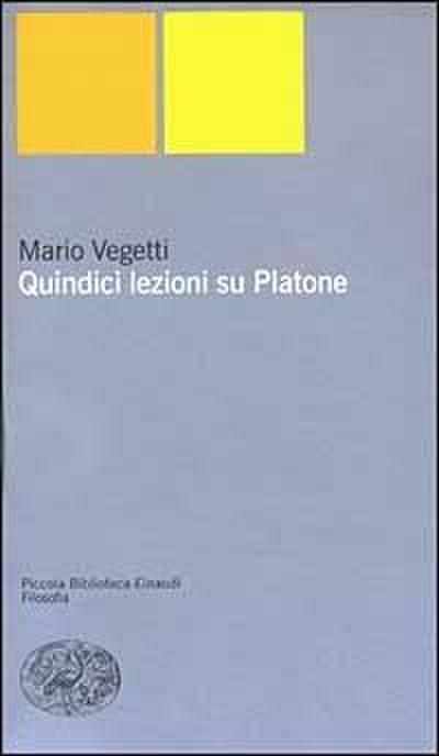 Quindici lezioni su Platone