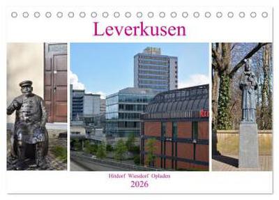 Leverkusen Hitdorf Wiesdorf Opladen (Tischkalender 2026 DIN A5 quer), CALVENDO Monatskalender