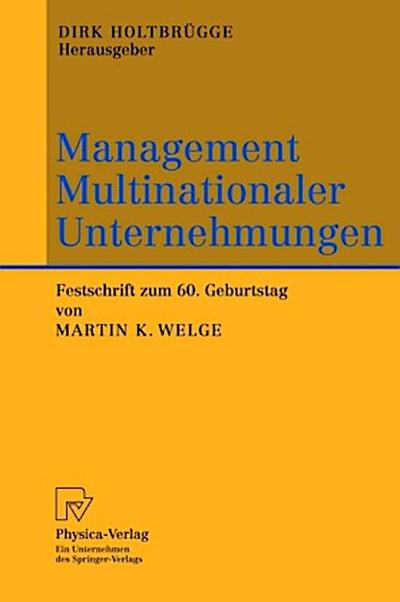 Management Multinationaler Unternehmungen