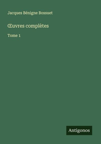 ¿uvres complètes