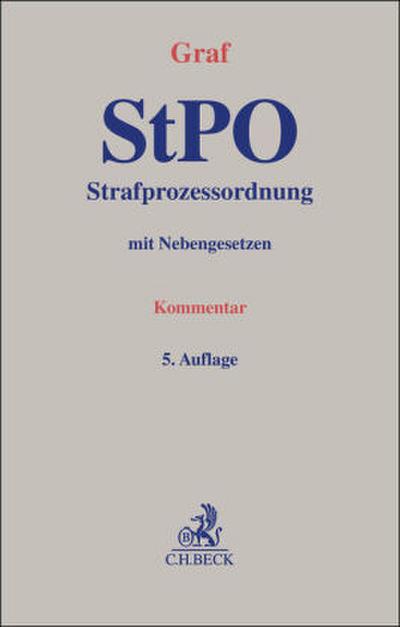 Strafprozessordnung. StPO