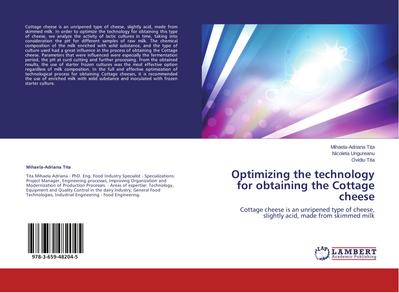 Optimizing the technology for obtaining the Cottage cheese