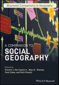 A Companion to Social Geography