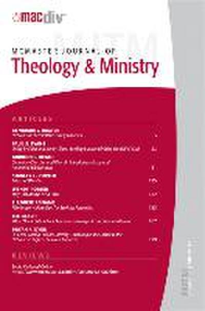 McMaster Journal of Theology and Ministry: Volume 12