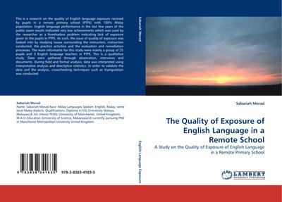 The Quality of Exposure of English Language in a Remote School