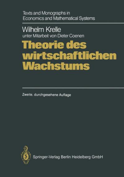 Theorie des wirtschaftlichen Wachstums