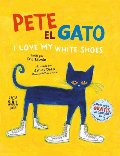 Pete, el gato: I love my white shoes