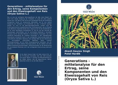 Generations - mittelanalyse für den Ertrag, seine Komponenten und den Eiweissgehalt von Reis (Oryza Sativa L.)