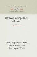 Taxpayer Compliance, Volume 1