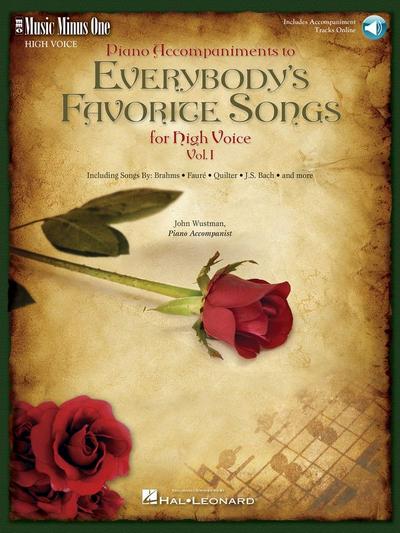 Everybody’s favorite Songs vol.1 (+CD)for high voice and piano