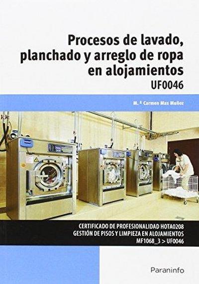 Procesos de lavado, planchado y arreglo de ropa en alojamientos