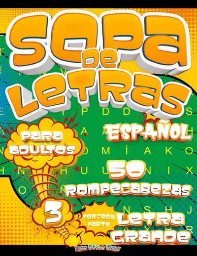 Sopa de Letras para Adultos Letra Grande