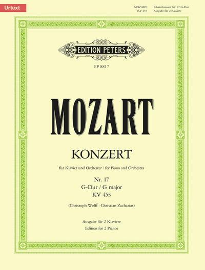 Mozart, W: Piano Concerto No. 17 in G K453 (Edition for 2 Pi