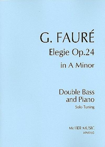 Elegie in A Minor (Solo Tuning)for double bass and piano