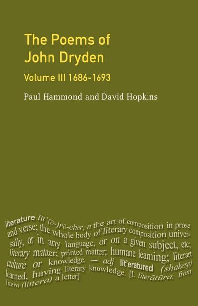 The Poems of John Dryden
