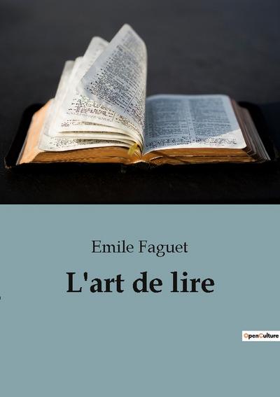 L’art de lire