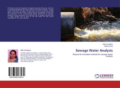 Sewage Water Analysis