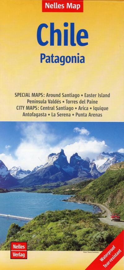 Nelles Map Landkarte Chile - Patagonia