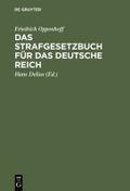 Das Strafgesetzbuch für das Deutsche Reich