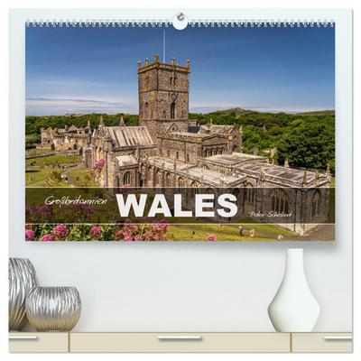 Großbritannien - Wales (hochwertiger Premium Wandkalender 2026 DIN A2 quer), Kunstdruck in Hochglanz
