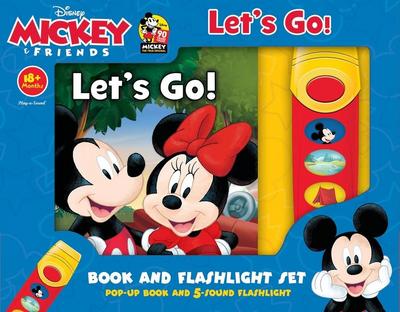 Disney Mickey and Friends: Let’s Go Book and Flashlight Set [With Flashlight]