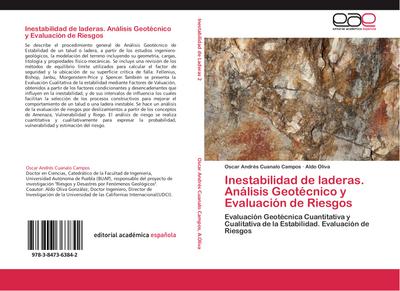 Inestabilidad de laderas. Análisis Geotécnico y Evaluación de Riesgos