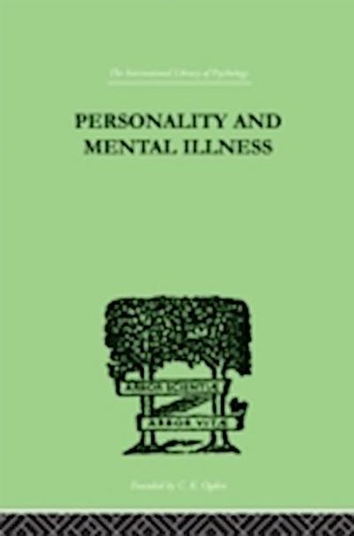 Personality and Mental Illness