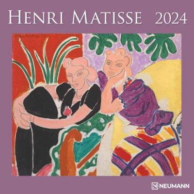 Henri Matisse 2024 - Wand-Kalender - Broschüren-Kalender - 30x30 - 30x60 geöffnet - Kunst-Kalender