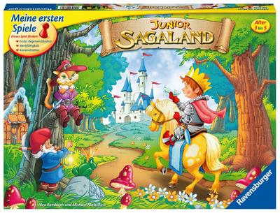 Ravensburger 21372 - Junior Sagaland - Kinderspiel, Junior Edition des Spieleklassikers für 2-4 Spieler ab 3 Jahren