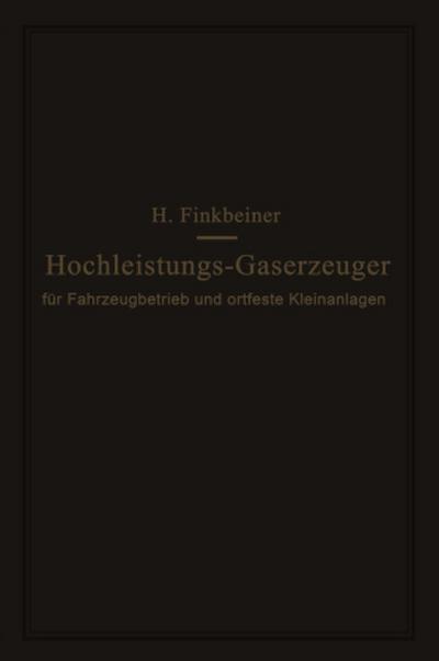 Hochleistungs-Gaserzeuger