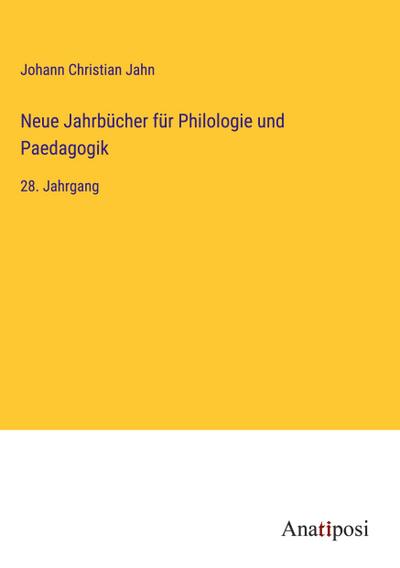 Neue Jahrbücher für Philologie und Paedagogik