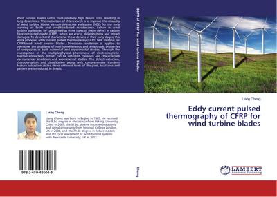Eddy current pulsed thermography of CFRP for wind turbine blades