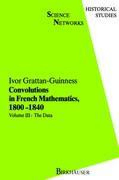 Convolutions in French Mathematics, 1800-1840