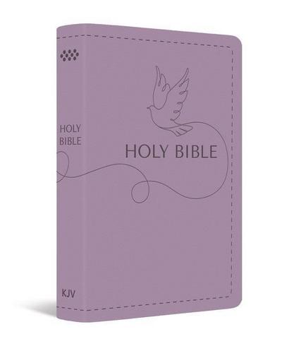 KJV Holy Bible: Deluxe Gift Bible - Lilac Dove