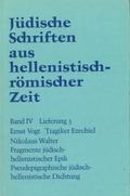 Tragiker Ezechiel. Fragmente jüdisch-hellenistisch