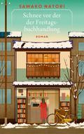 Schnee vor der Freitagsbuchhandlung