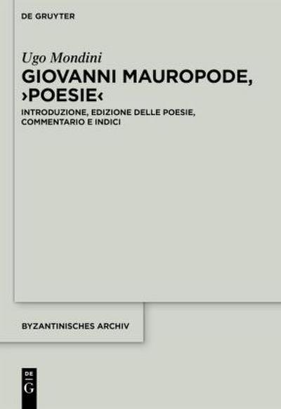 Giovanni Mauropode, ’Poesie’