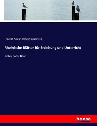 Rheinische Blätter für Erziehung und Unterricht