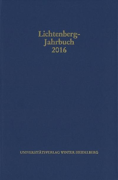 Lichtenberg-Jahrbuch 2016