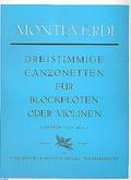 Dreistimmige Canzonettenfür 3 Blockflöten (SSA)