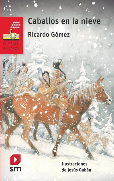 Caballos en la nieve