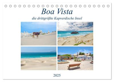 Boa Vista - die drittgrößte Kapverdische Insel (Tischkalender 2025 DIN A5 quer), CALVENDO Monatskalender