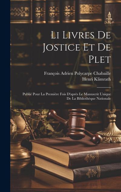 Li Livres De Jostice Et De Plet