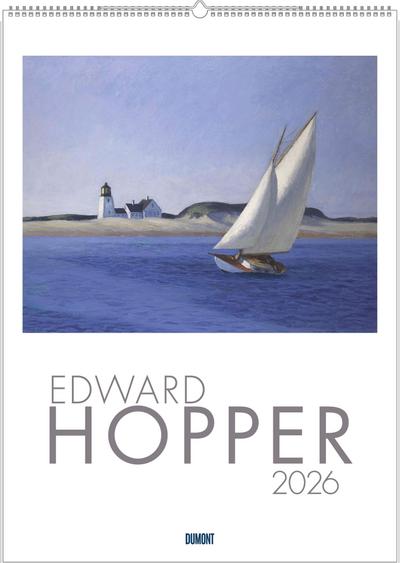 Edward Hopper 2026 - Kunst-Kalender - Poster-Kalender - 50x70