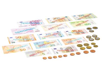 Wissner aktiv lernen 080645.IMP - Euro Spielgeld, 22 Münzen und 22 Scheine im realistischen Design, ideal für Kinder zum Lernen, Rechnen und Spielen für den Kaufmannsladen