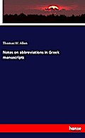 Notes on abbreviations in Greek manuscripts