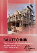 Tabellenbuch Hochbaufacharbeiter, Maurer, Beton- und Stahlbetonbauer von Peter Peschel | Taschenbuch