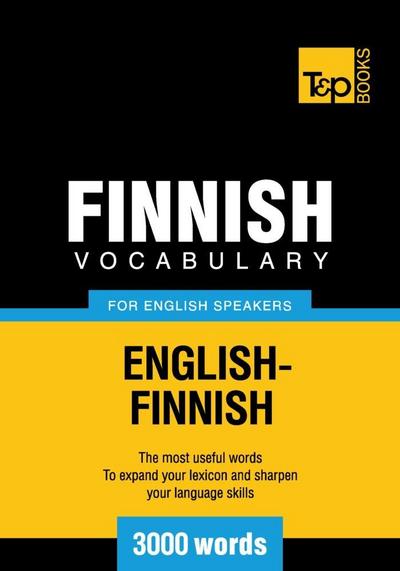Finnish vocabulary for English speakers - 3000 words