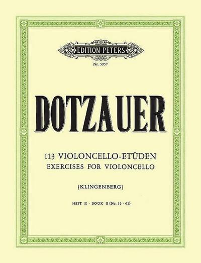 113 Exercises for Cello Vol.2