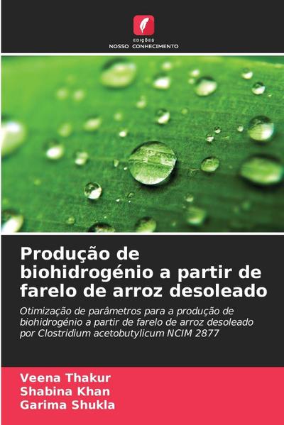 Produção de biohidrogénio a partir de farelo de arroz desoleado